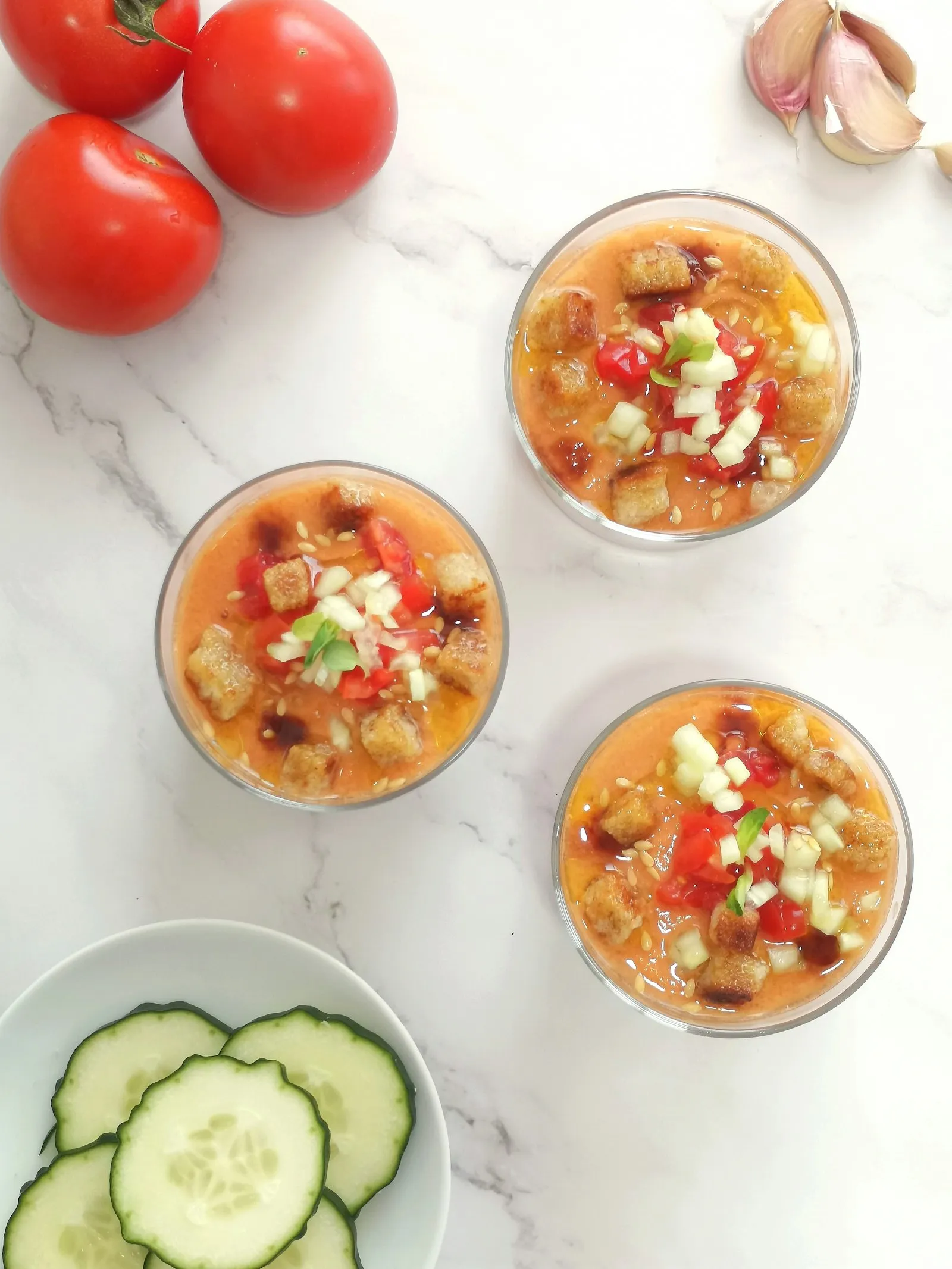 Gazpacho andaluz bien frío