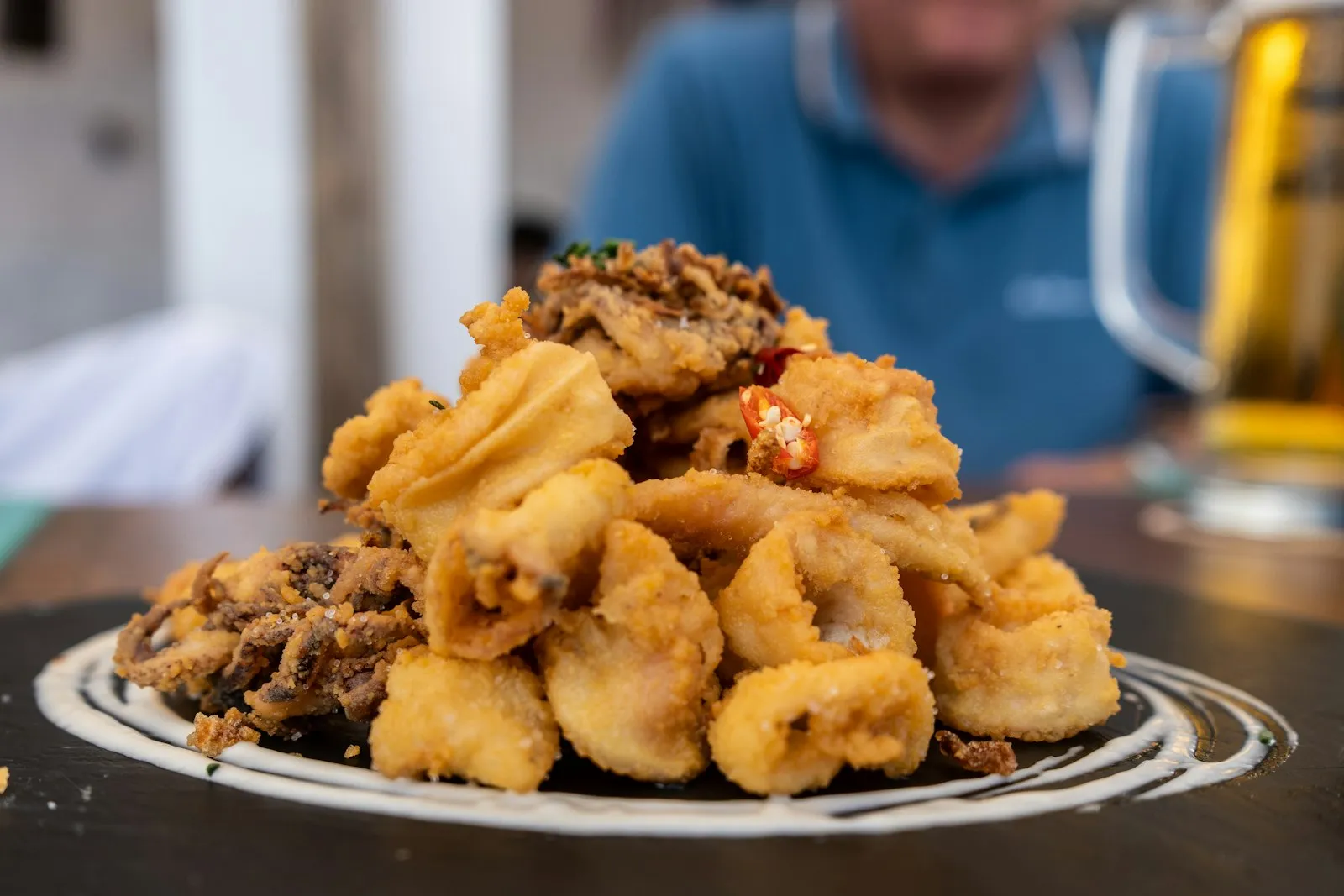Pescado a la andaluza, cazón adobado y frito