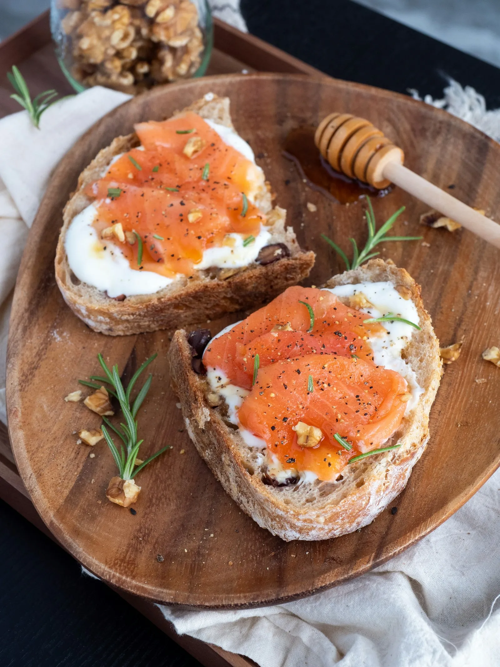 Tosta de jamón ibérico y tumaca